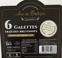 Mängden socker i Galettes fraiches bretonnes