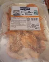 Mängden socker i Crevettes entières
