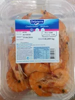 Mängden socker i Crevettes entières