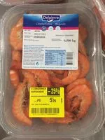 Mängden socker i crevettes entières