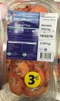 Mängden socker i Crevettes