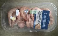 Mängden socker i Crevettes entières
