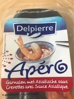 Mängden socker i Crevettes avec sauve asiatique