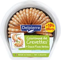 Mängden socker i Couronne de crevettes sauce Fine Herbes + 10% OFFERT