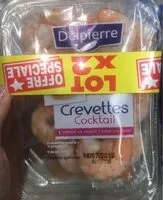 Mängden socker i Crevettes Tropicales Décortiquées