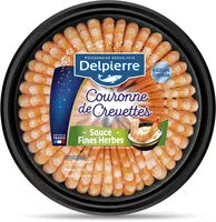 Mängden socker i Couronne de crevettes sauce Fines Herbes - 220g