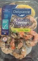Mängden socker i Crevettes marinees citron et thym