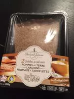 Mängden socker i 2 Galettes de blé noir Pommes de terre Lardons Fromage à Tartiflette