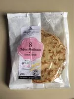 Mängden socker i 8 CREPES MOELLEUSES VANILLE
