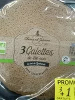 Mängden socker i Galettes de blé noir