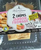 Mängden socker i 2 Crêpes jambon fromage