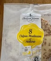 Mängden socker i Crêpes moelleuses