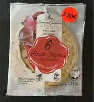 Mängden socker i Crêpes