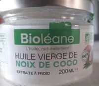 Mängden socker i CAUVIN - HUILE VIERGE DE NOIX DE COCO BIO