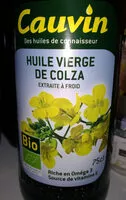 Mängden socker i CAUVIN - Huile vierge de colza biologique
