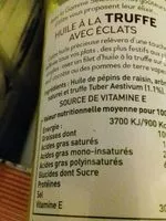Mängden socker i Huile à la truffe