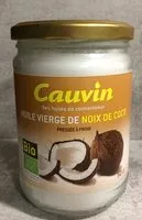 Mängden socker i CAUVIN - HUILE VIERGE DE NOIX DE COCO BIO