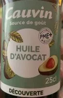 Mängden socker i Huile d avocat