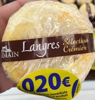 Mängden socker i Langres sélection crémier (23% MG)