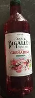 Mängden socker i sirop de grenadine CHR