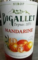 Mängden socker i Sirop mandarine