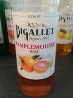 Mängden socker i Sirop de pamplemousse rose