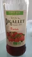 Mängden socker i Sirop de Fraise