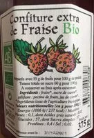 Mängden socker i Confiture extra de fraise bio
