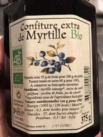 Mängden socker i Confiture myrtille bio
