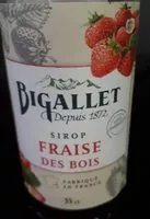 Mängden socker i sirop de fraise des bois fruitée