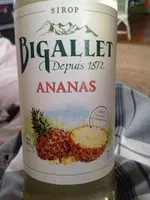 Mängden socker i Sirop d'ananas