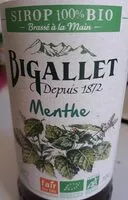 Mängden socker i Bigallet Menthe