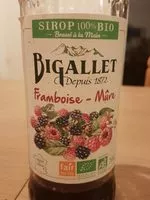 Mängden socker i Sirop Framboise Mûre