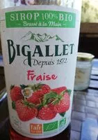 Mängden socker i Sirop fraise