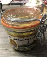 Mängden socker i Foie gras de canard mi-cuit