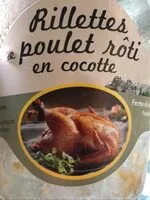 Mängden socker i Rillettes de Poulet Roti en Cocotte