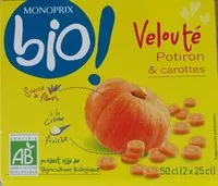 Mängden socker i Velouté Potiron & Carottes