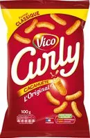 Mängden socker i Curly Cacahuète l'Original