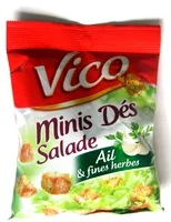 Mängden socker i Minis dés salade - Ail et fines herbes