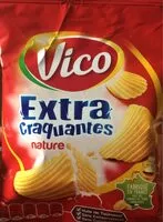 Mängden socker i Chips extra craquantes nature
