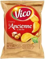 Mängden socker i Chips à l'ancienne au sel fin