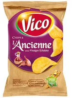 Mängden socker i Chips A l'Ancienne, saveur vinaigre échalote