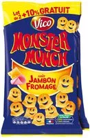 Mängden socker i Monster munch goût Jambon / Fromage (+10% gratuit)