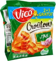 Mängden socker i Vico Croutons Ail 2X90G +1 Gratuit