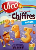 Mängden socker i Chiffres nature