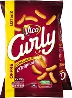 Mängden socker i Curly Cacahuète L'Original