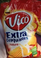 Mängden socker i Chips de pommes de terres ondulées - Extra craquantes, nature