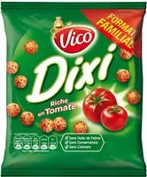 Mängden socker i Dixi (format familial)