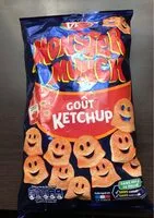 Mängden socker i Monster Munch goût ketchup