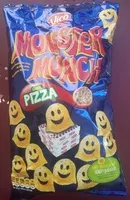 Mängden socker i Monster Munch goût Pizza